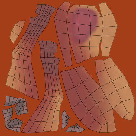 UV of animal meat cut