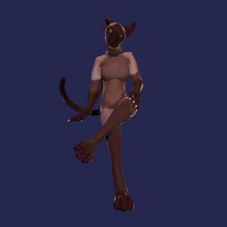 anthropomorphic siamese cat